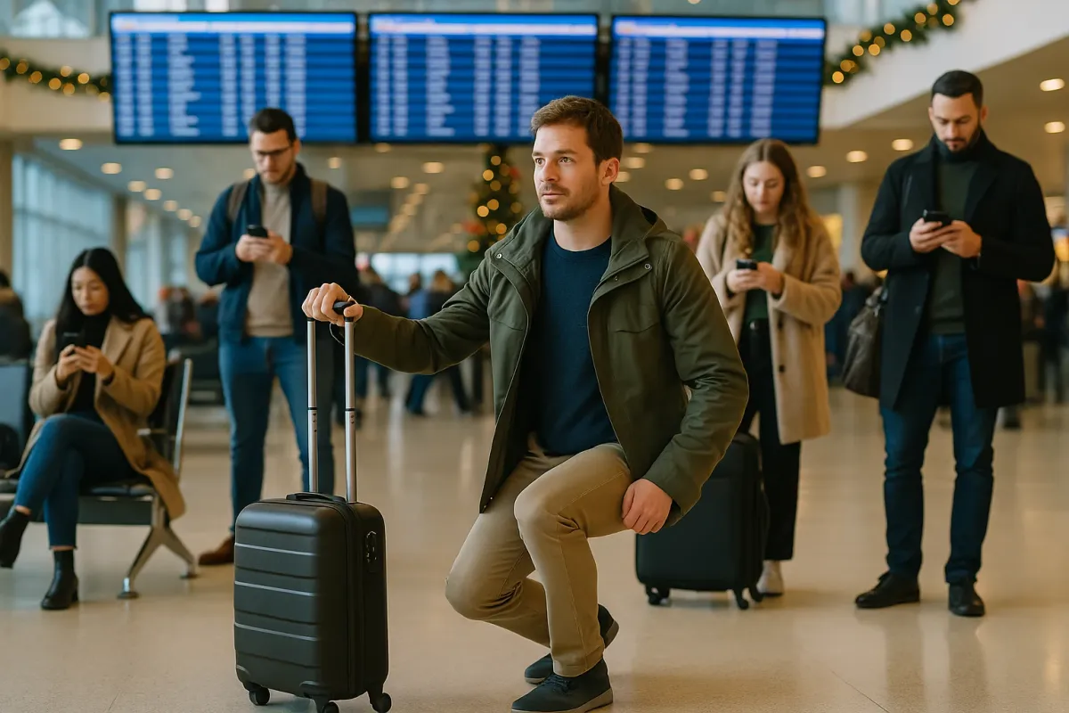 Holiday Airport Chaos? Turn Your Travel Day Into A Sneaky Workout