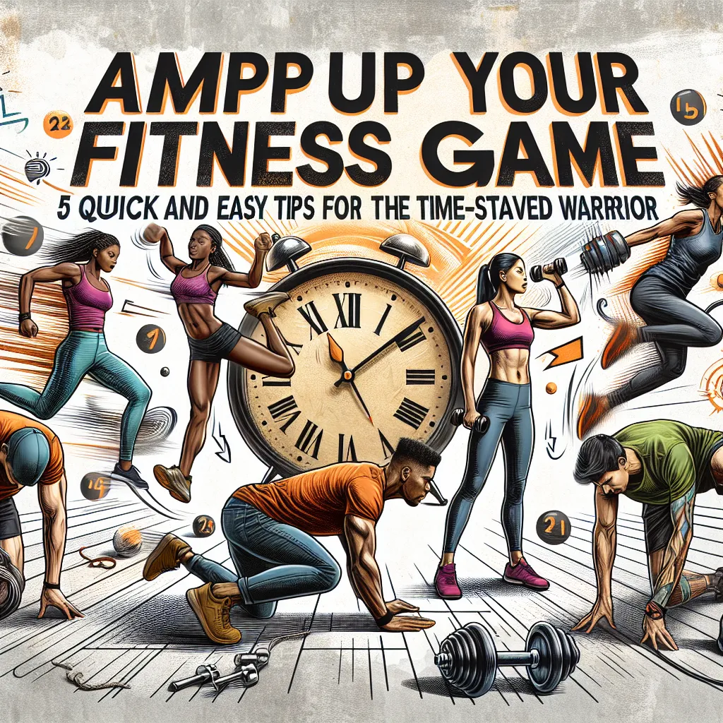 Amp Up Your Fitness Game: 5 Quick and Easy Tips for the Time-Starved Warrior