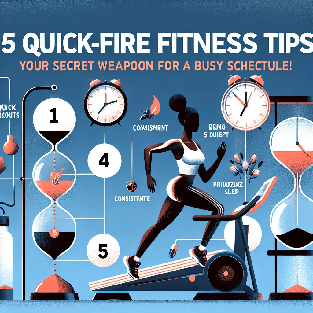 5 Quick-Fire Fitness Tips: Your Secret Weapon for a Busy Schedule!