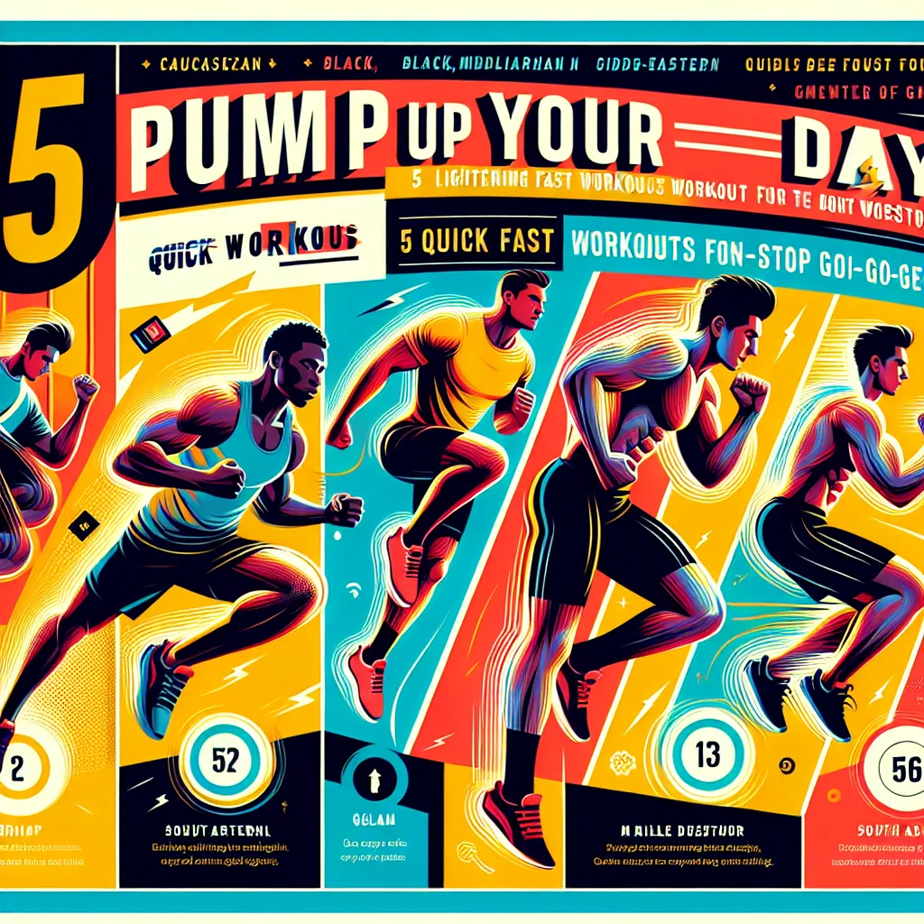 Pump Up Your Day: 5 Lightning Fast Workouts for the Nonstop Go-Getter