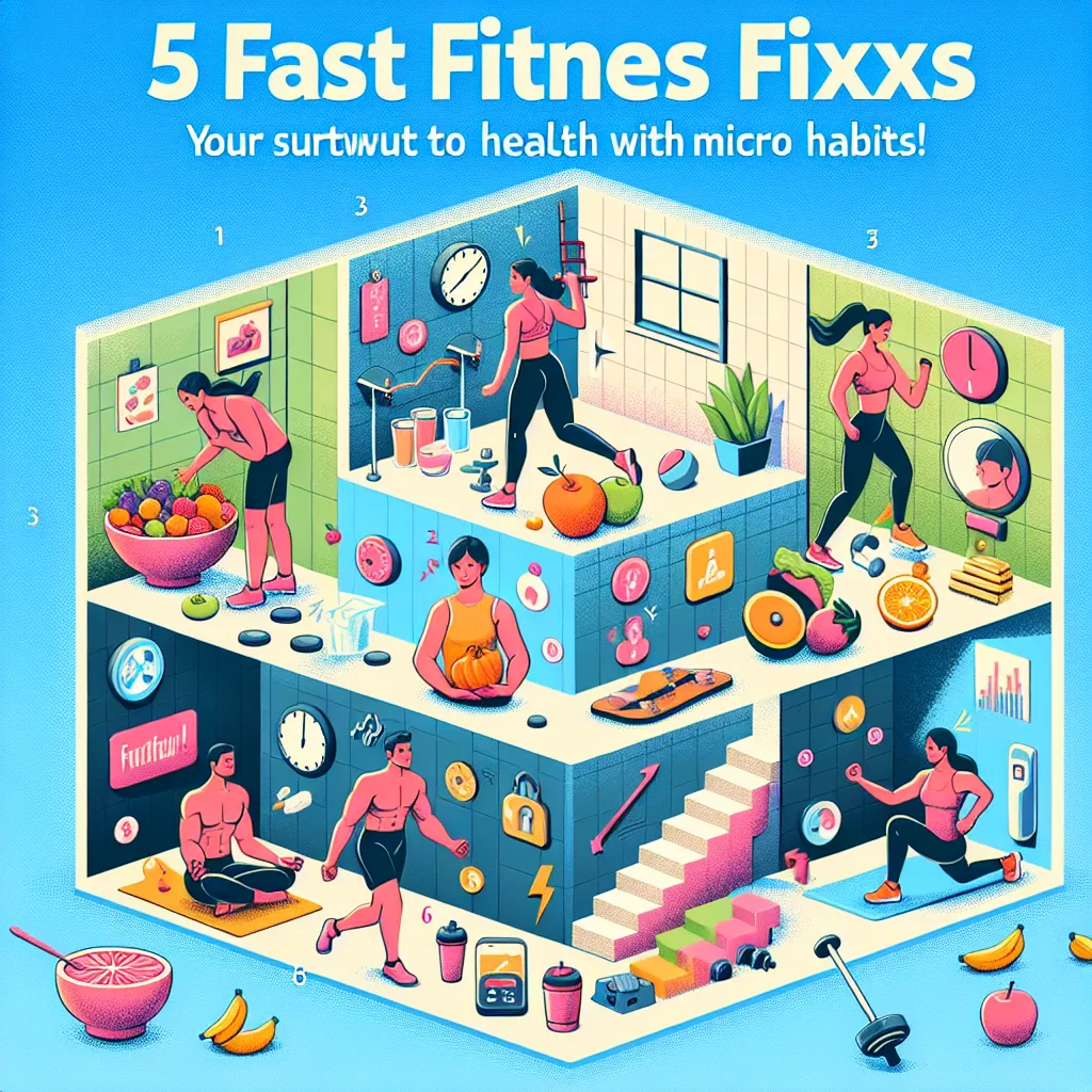 5 Fast Fitness Fixes: Your Shortcut to Health with Micro Habits!