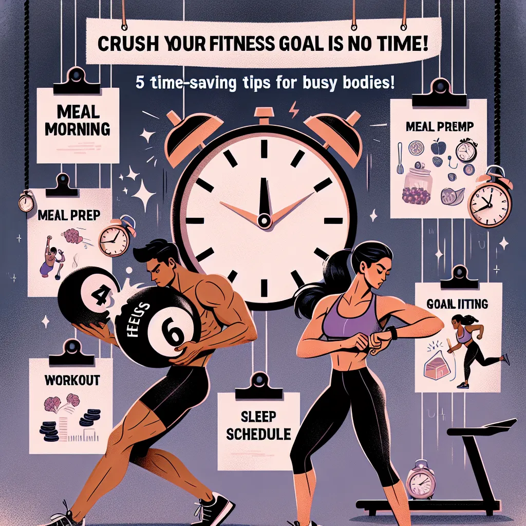 Crush Your Fitness Goals in No Time: 5 Time-Saving Tips for Busy Bodies!