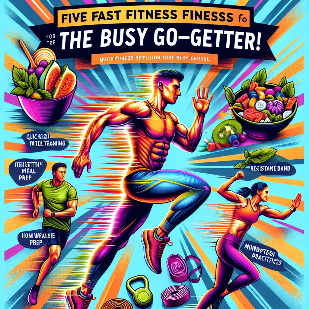 Five Fast Fitness Finesse for the Busy Go-Getter!