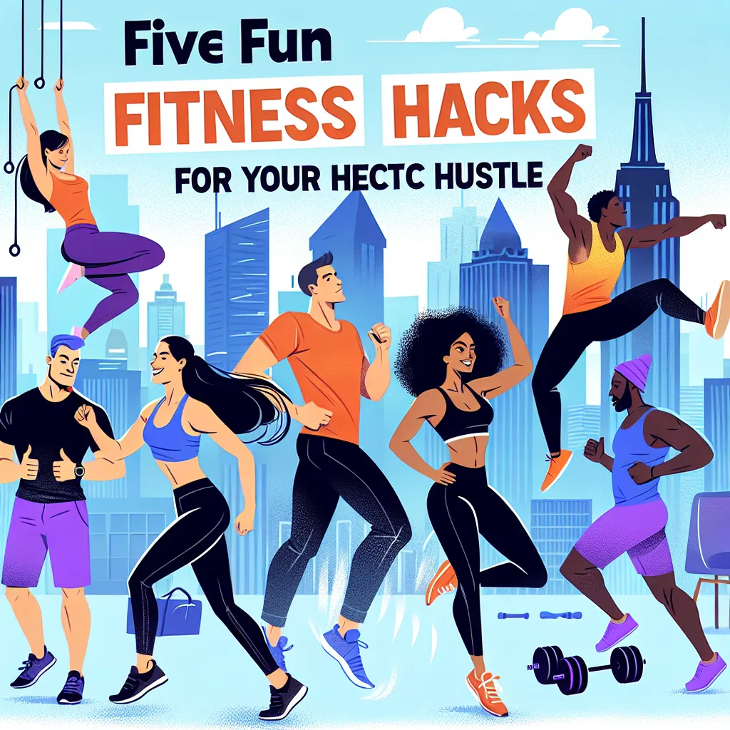 Five Fun Fitness Hacks for Your Hectic Hustle