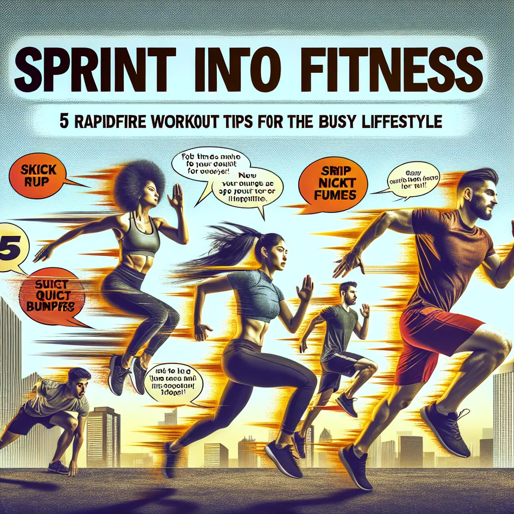 Sprint into Fitness: 5 Rapidfire Workout Tips for the Busy Lifestyle